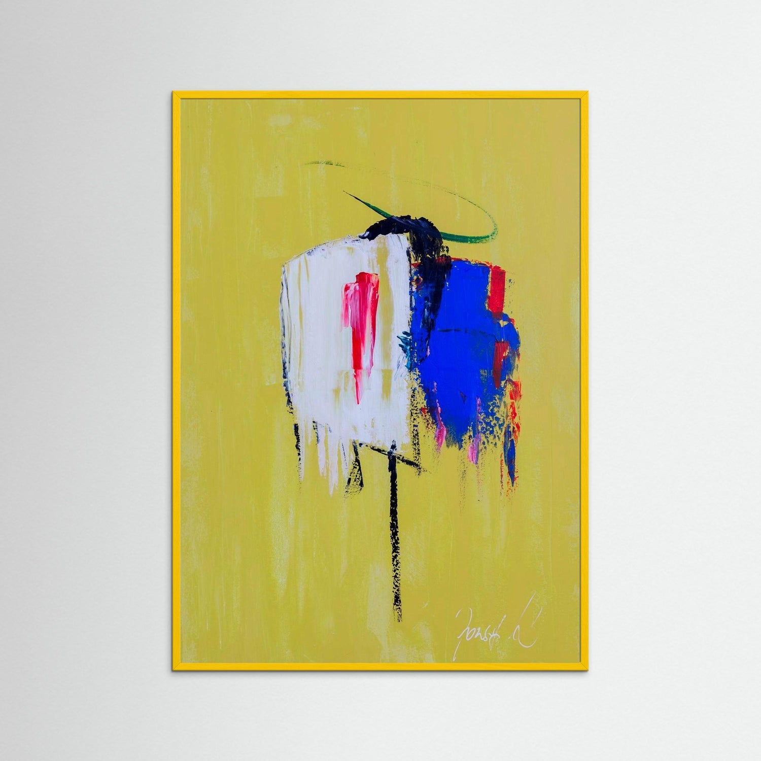 "Gone" Original Abstract Painting by Jozsef KancsarAcrrylic on Canvas
