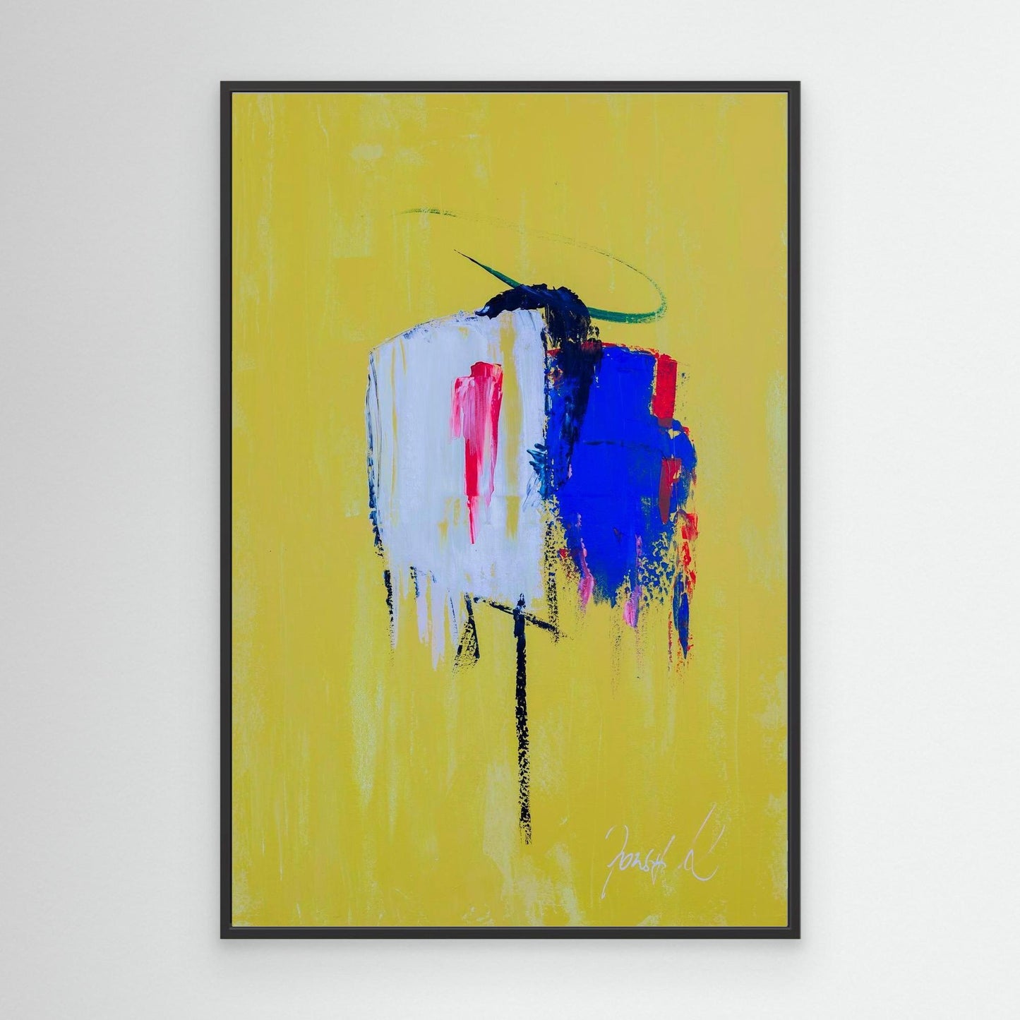 "Gone" Original Abstract Painting by Jozsef KancsarAcrrylic on Canvas