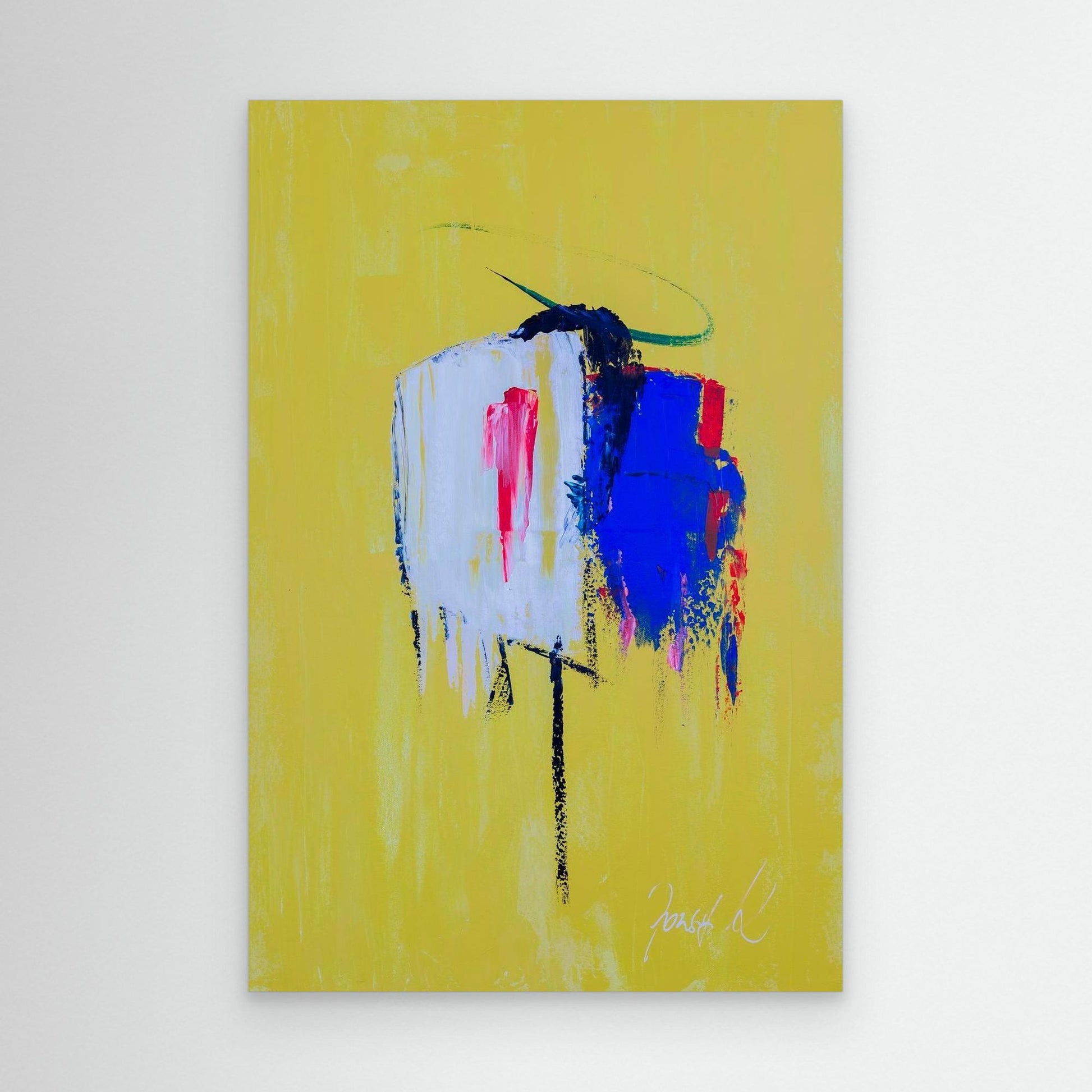 "Gone" Original Abstract Painting by Jozsef KancsarAcrrylic on Canvas